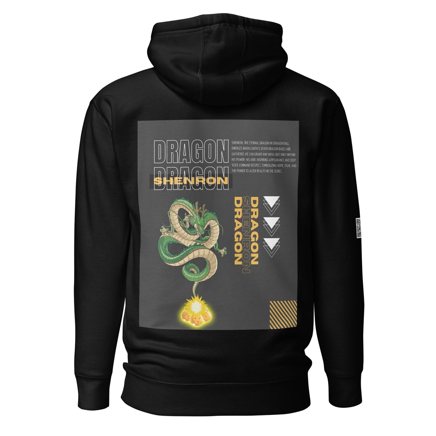 Copper Hamilton x Dragonball Shenron Dragon Unisex Black Hoodie