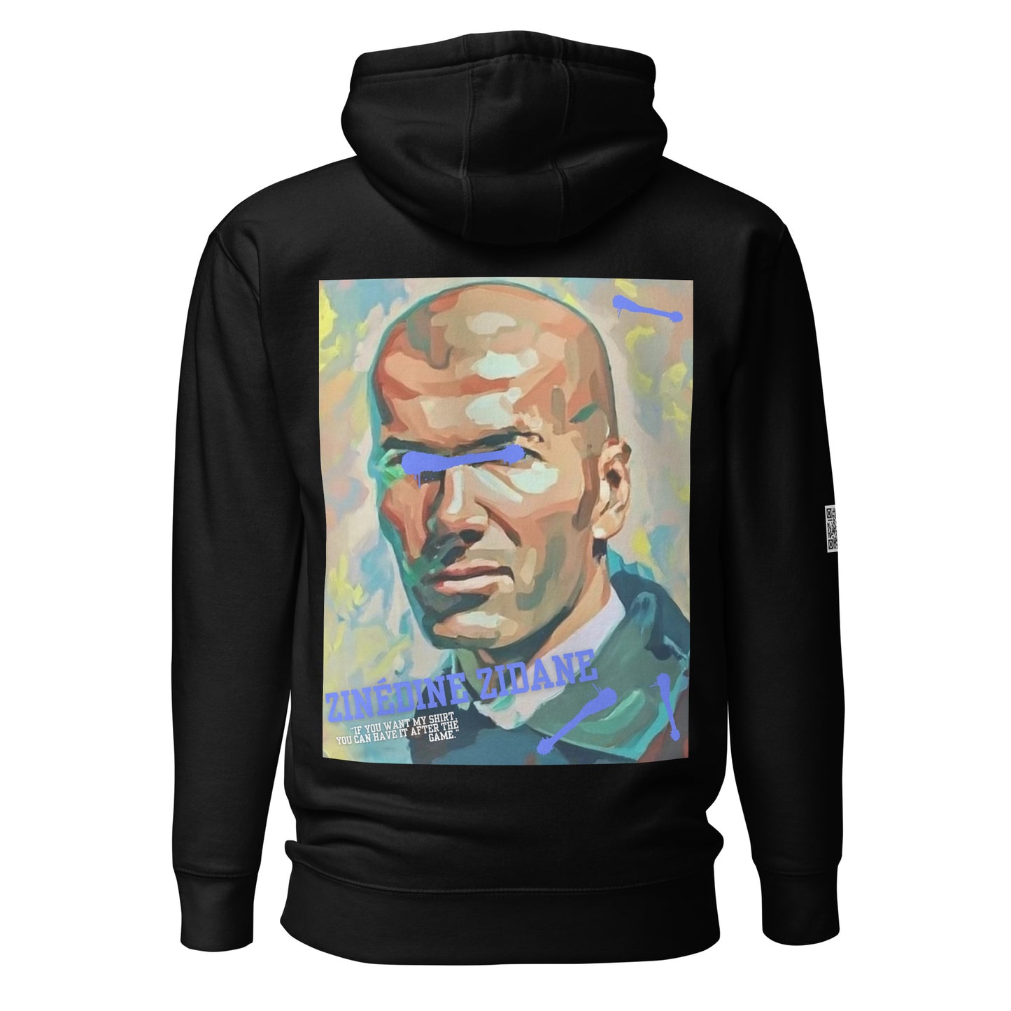 Copper Hamilton Zinédine Zidane x Claude Monet Unisex Black Hoodie